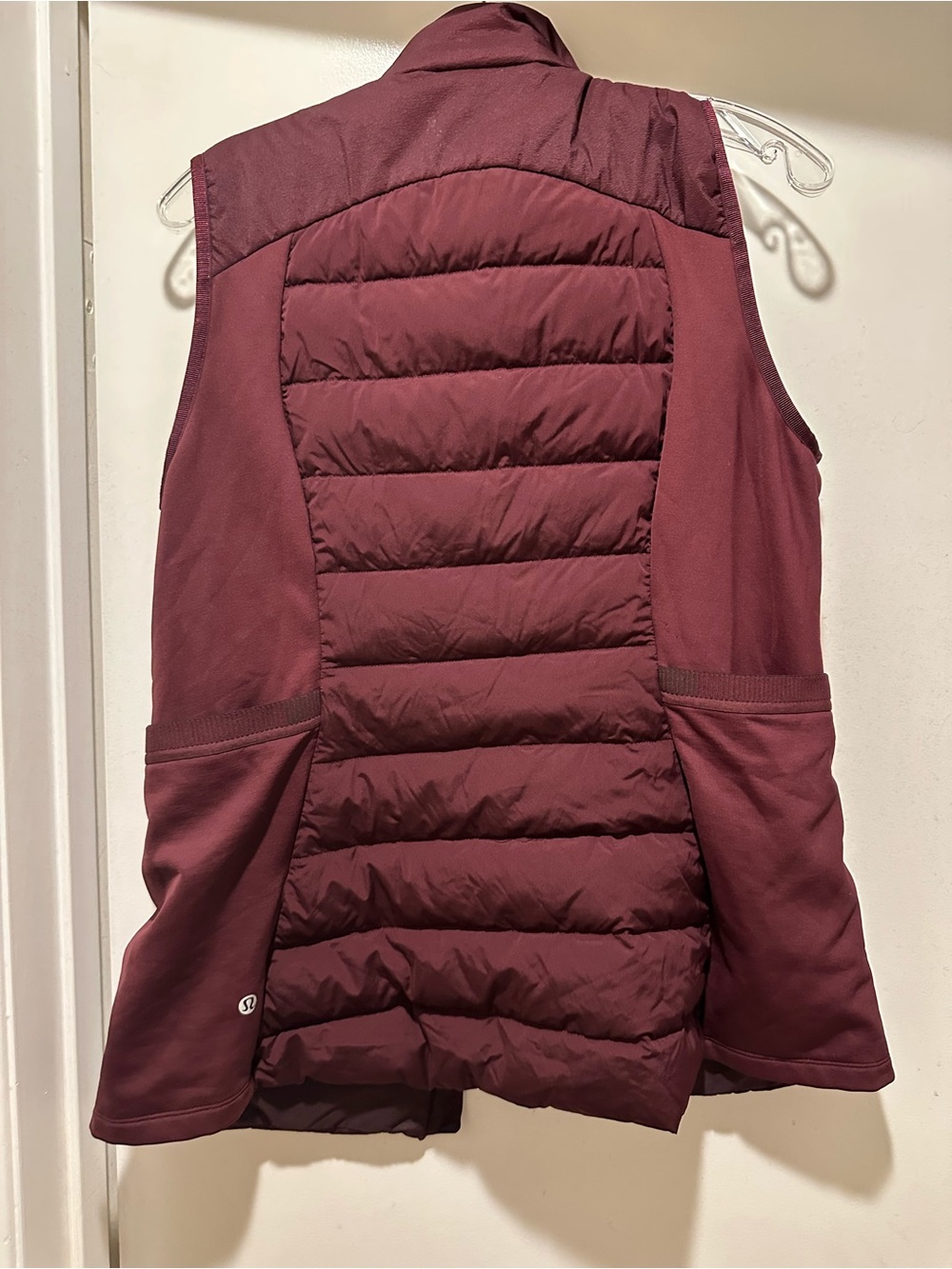 Lululemon Sleeveless Quilted Vest - Burgundy sleeveless size 12 - Picture 2 of 4